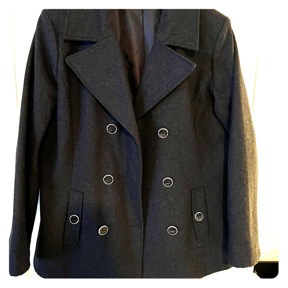 NY & Co used wool pea coat
